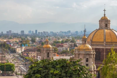 contenedores de basura guadalupe vista panoramica de ciudad de guadalupe