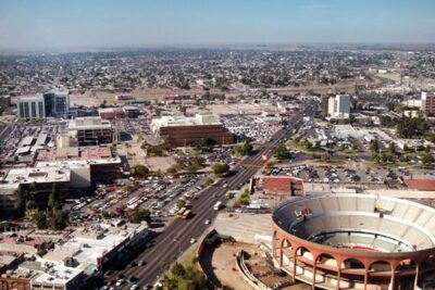 contenedores de basura mexicali vista panoramica de ciudad mexicali