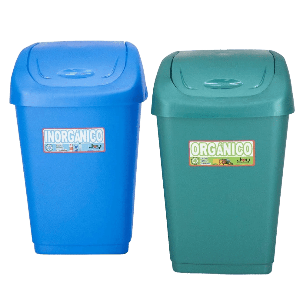 Contenedores De Basura Orgánica E Inorgánica♻️ Separación Eficiente