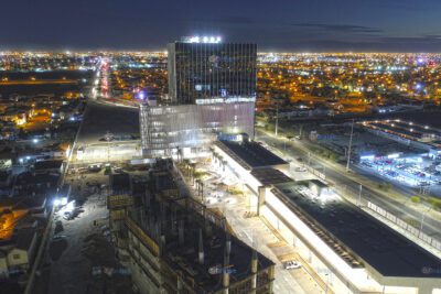 recoleccion basura mexicali ciudad vista de noche